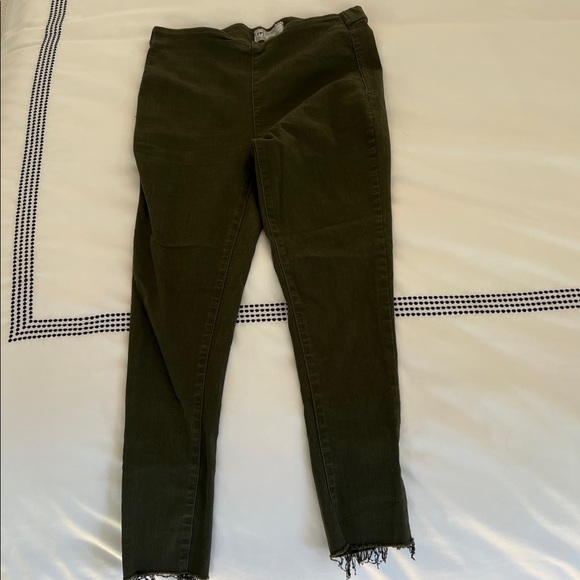 Free People Olive Green Pants - Picture 2 of 4